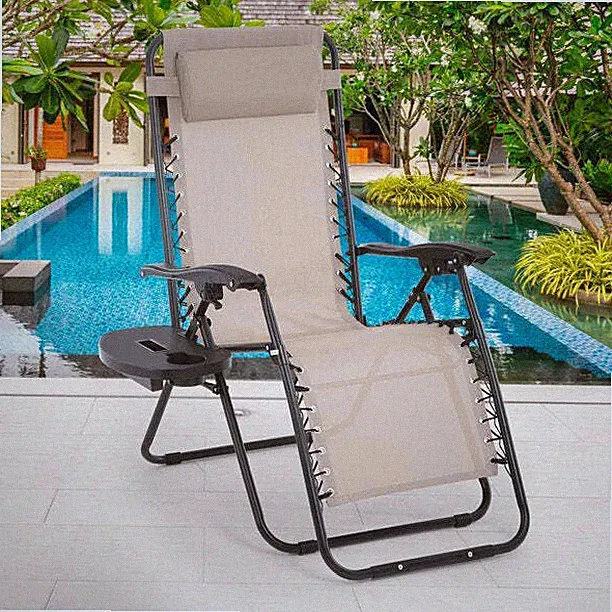 Zero Gravity Chair Lounge Chaise Recliners Folding for Outdoor Yard Bench